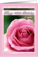 Happy 100th Birthday, Edythe card