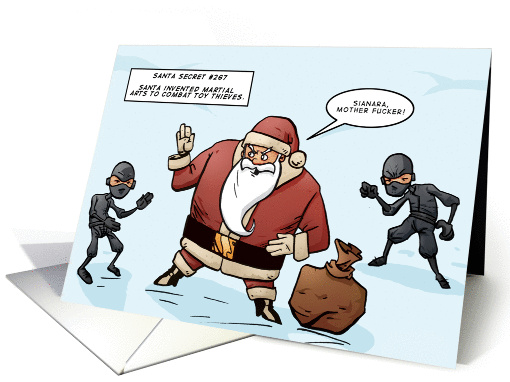 santa secret #267 card (365595)
