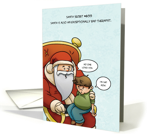 santa secret #635 card (365598)
