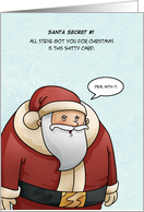 santa secret #1 card