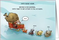 santa secret #359 card