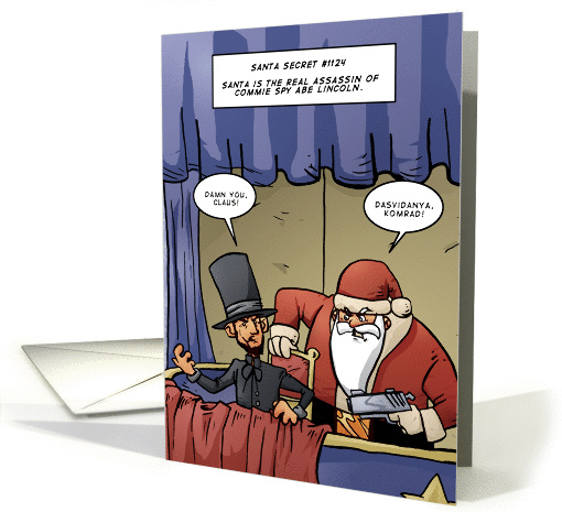 santa secret #1124 card (365609)