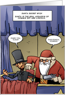 santa secret #1124 card