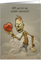 Zombie Valentine card