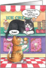 Lactose Intolerant Cats Birthday (Bud & Tony) card