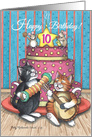 Happy 10 Birthday (Bud and Tony) card