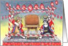Taiko Drumming Stage Birthday Cats(Bud & Tony) card