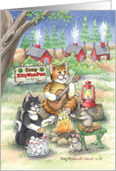 Camp Thinking Of You Cats (Bud & Tony) card