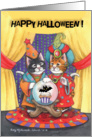 Happy Halloween Cats (Bud & Tony) card