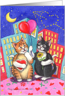 Cat Valentine (Bud & Tony) in the City card