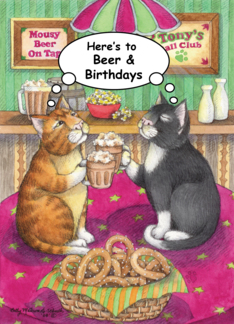 Beer Birthday Cats ...