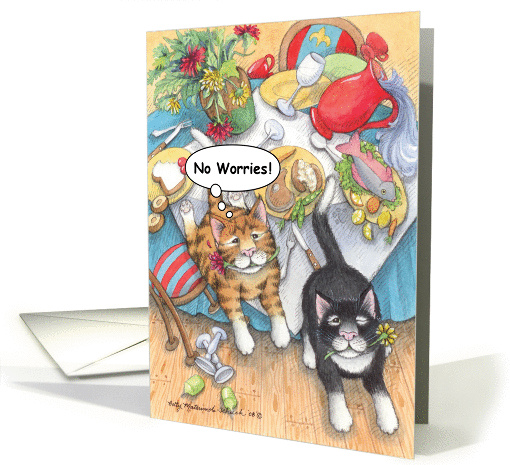 Cats Thinking of You (Bud & Tony) card (1137084)