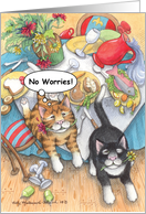 Cats Thinking of You (Bud & Tony) card