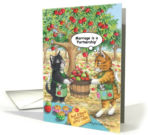 Cats Anniversary Partnership (Bud & Tony) card (1141210)