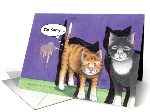 Apology Cats (Bud & Tony) card (1147168)
