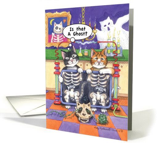 Halloween XRay Cats Bud & Tony W/Caption card (1318494)