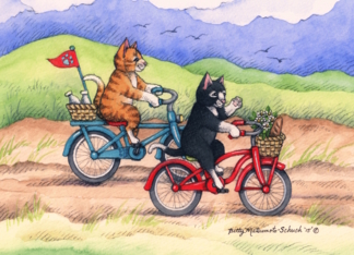 Bicycle Riding Cats...