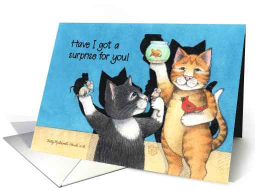 Custom Surprise Message #2 (Bud & Tony) card (1486550)