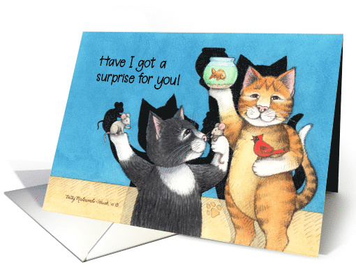 Custom Surprise Message #2 (Bud & Tony) card (1486550)