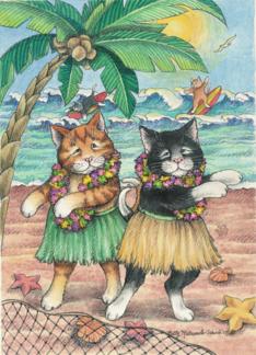 Cats Doing Hawaiian...