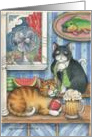 Cats Traditional Father’s Day (Bud & Tony) card