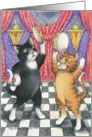 Cats Ballroom/Disco Birthday (Bud & Tony) card
