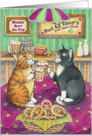 Cats Beer Pub Birthday (Bud & Tony) card
