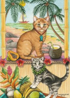 Hawaiian Tabby Cats...