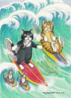 Cats Surfing...