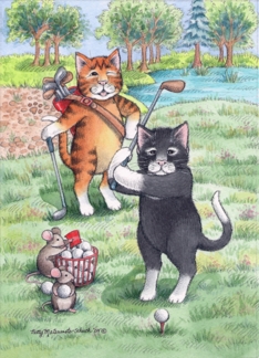 Cats & Mice Golfing...