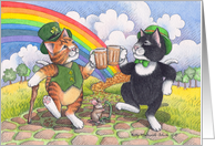 Cats On St. Patrick...