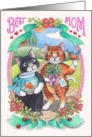 Cats Mother’s Day Best Mom (Bud & Tony) card