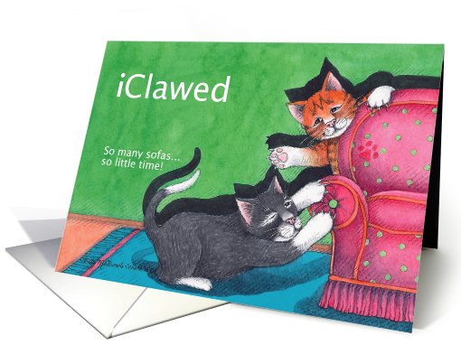 Birthday From the Cat (Bud & Tony) card (650555)