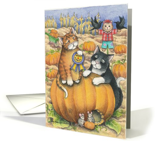 Thanksgiving Cats Invitation (Bud & Tony) card (778186)