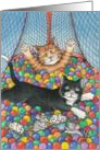Kiddie Cats Party Invitation (Bud & Tony) card