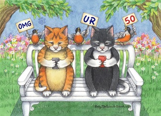 Cats Texting 50th...