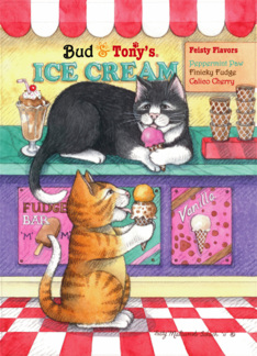 Cats Ice Cream Invitation (Bud & Tony)
