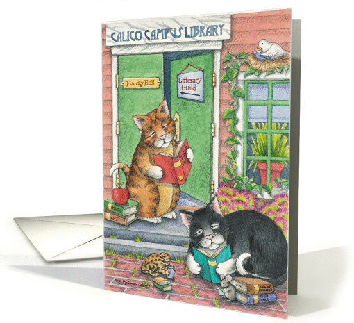 Middle School Cats (Bud & Tony) card (853227)