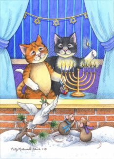 Happy Hanukkah Cats ...