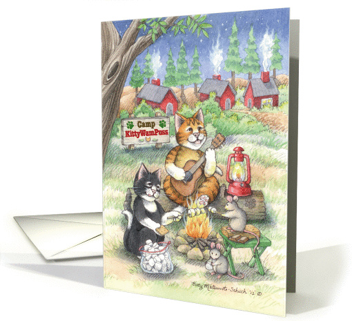 Camp Thinking Of You Cats (Bud & Tony) card (945590)