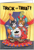 Trick Or Treat Halloween (Bud & Tony) card