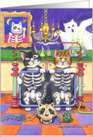 Halloween Cats Laboratory (Bud & Tony) card