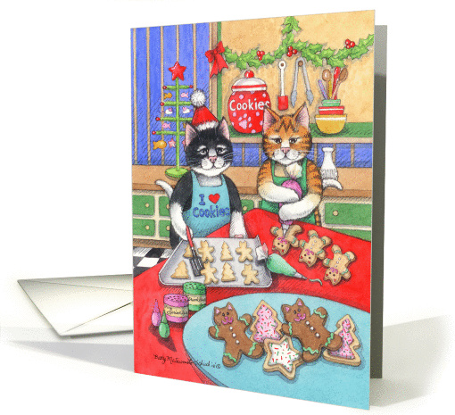 Christmas Cookie Cats (Bud & Tony) card (979167)