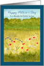 Happy Mother’s Day Sister in Law Wildflowers Meadow Trees Landscape card