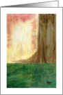 Awakening, Thinking of You, Abstract Art Landscape Painting card