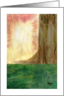Awakening, Thinking of You, Abstract Art Landscape Painting card
