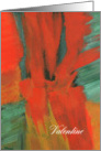 Valentine, A Moment In Time, Abstract Art Painting card