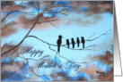 Happy Mother’s Day To Wife - Birdies in Tree card