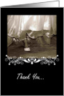 Thank You Bridesmaid, Bride, Wedding Dress card