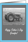 Happy Father’s Day Grandpa Vintage Tractor Image Farm Countryside card
